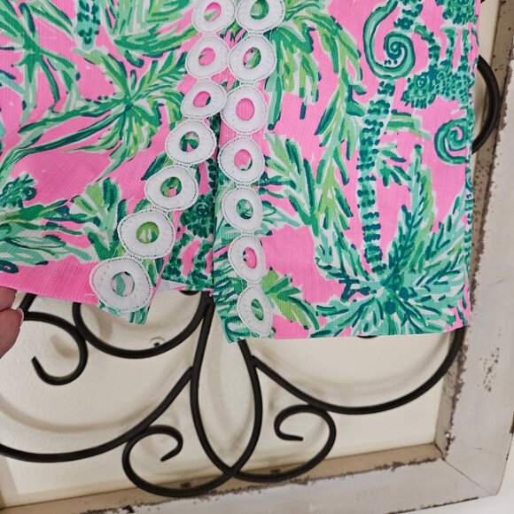 Lilly Pulitzer Hanging around Monkey Print Women's Skort  size 4 - Picture 4 of 6